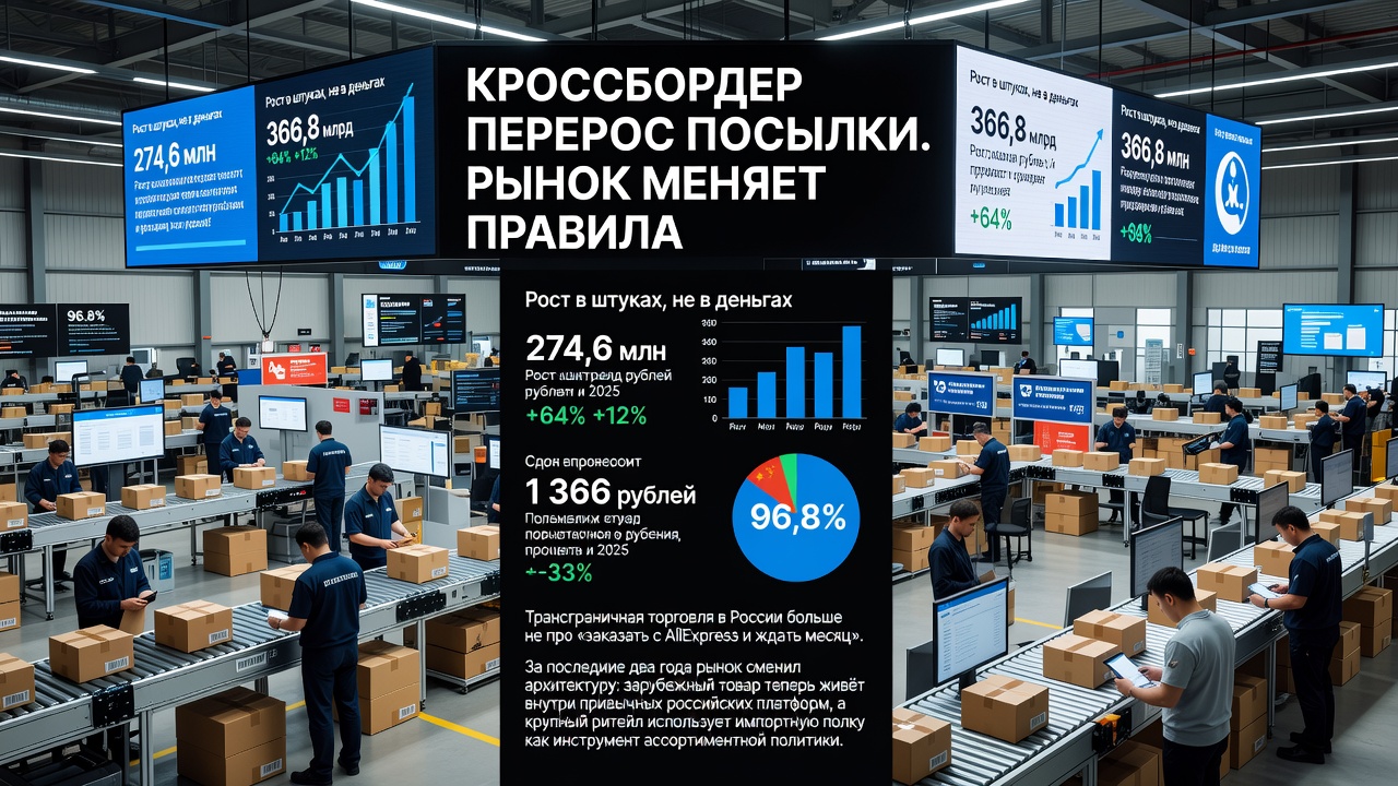 Кроссбордер перерос посылки. Рынок меняет правила